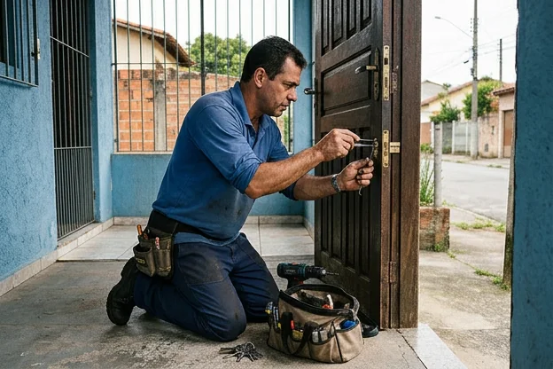 Abertura de portas e fechaduras em Pindamonhangaba: quando procurar atendimento para clientes de O Polo Chaveiro Pindamonhangaba